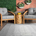modern design rectangle indoor outdoor rugs polypropylene braided large patio garden outdoor rug Manufactory